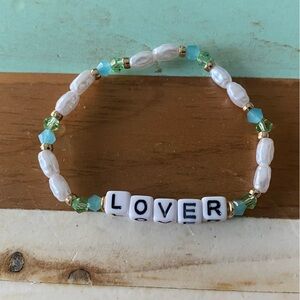 Lover letter beaded charm bracelet Taylor Swift friendship